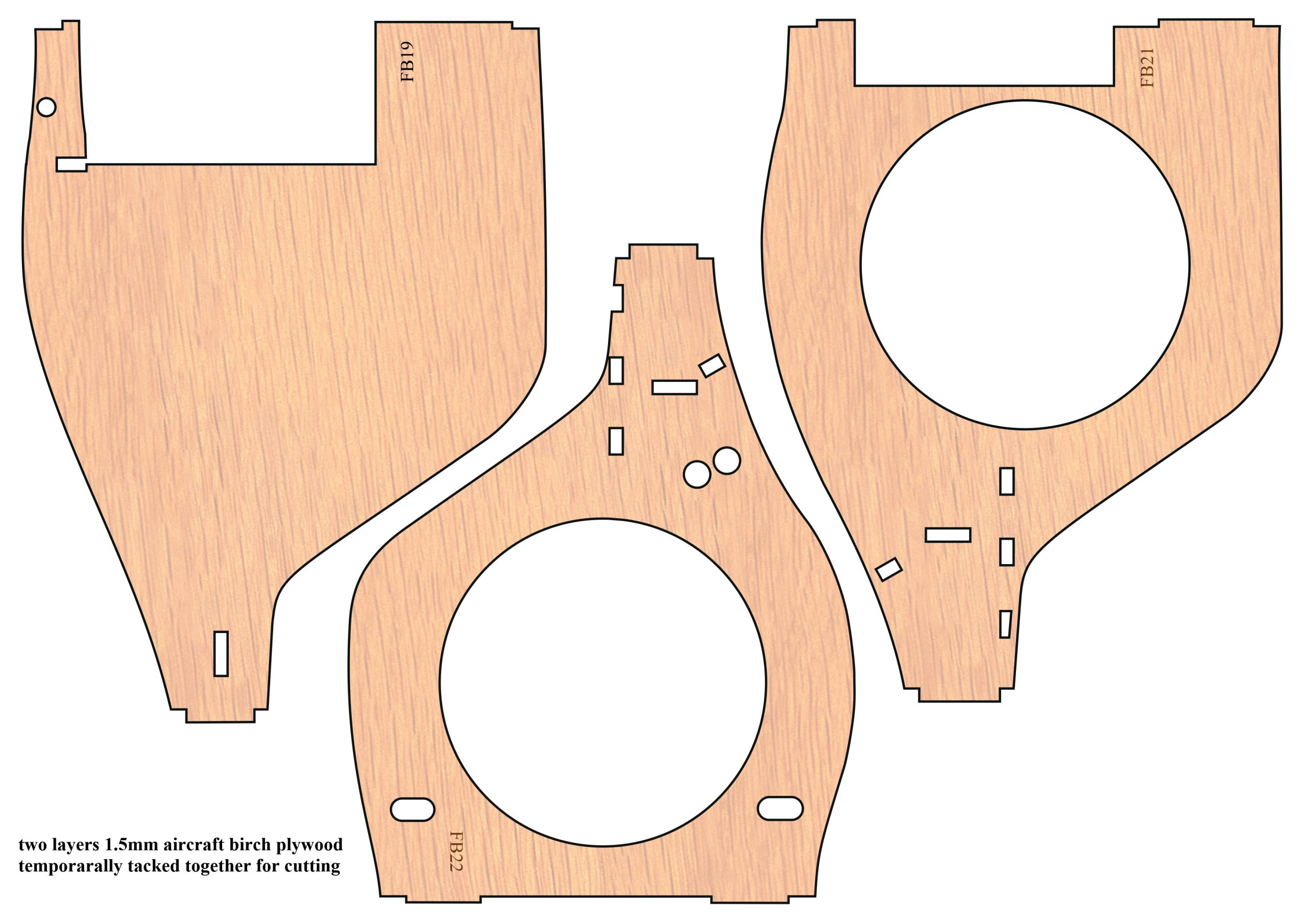 f22 fuselage bulkheads 19,21,22